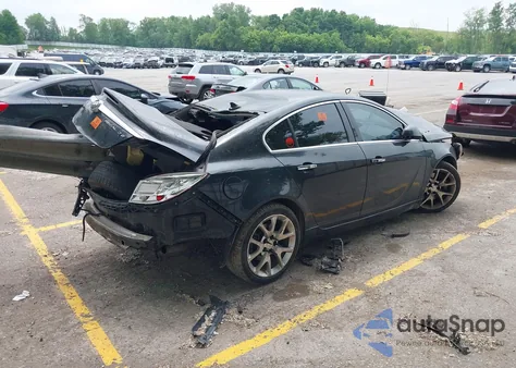 2012 Buick Regal Gs из США, поврежденный, VIN 2G4GV5GV5C9127749